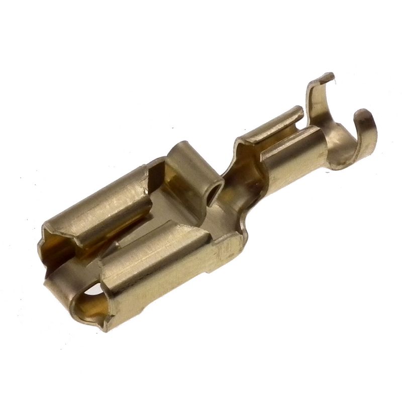 1/4" (6.3mm) Female Spade Terminals - Pair