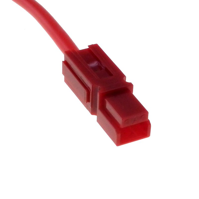 Powerpole Red connector with 14awg Silicone lead