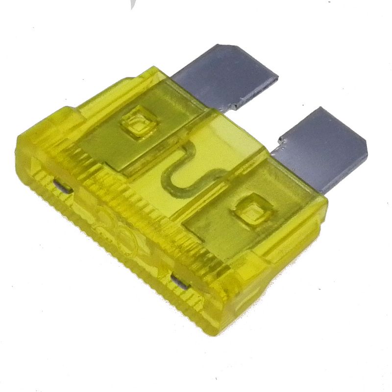 20A Car Blade type fuse Yellow
