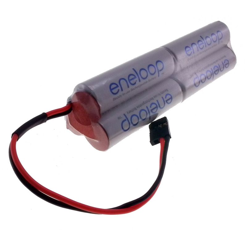 7.2V 2000mAh AA NiMH Eneloop [BK-3MCCE] Triangular Transmitter Battery Pack