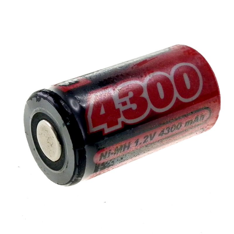 1.2V 4300mAh NiMH SubC (SC) Single Cell rechargeable battery (with no tags)
