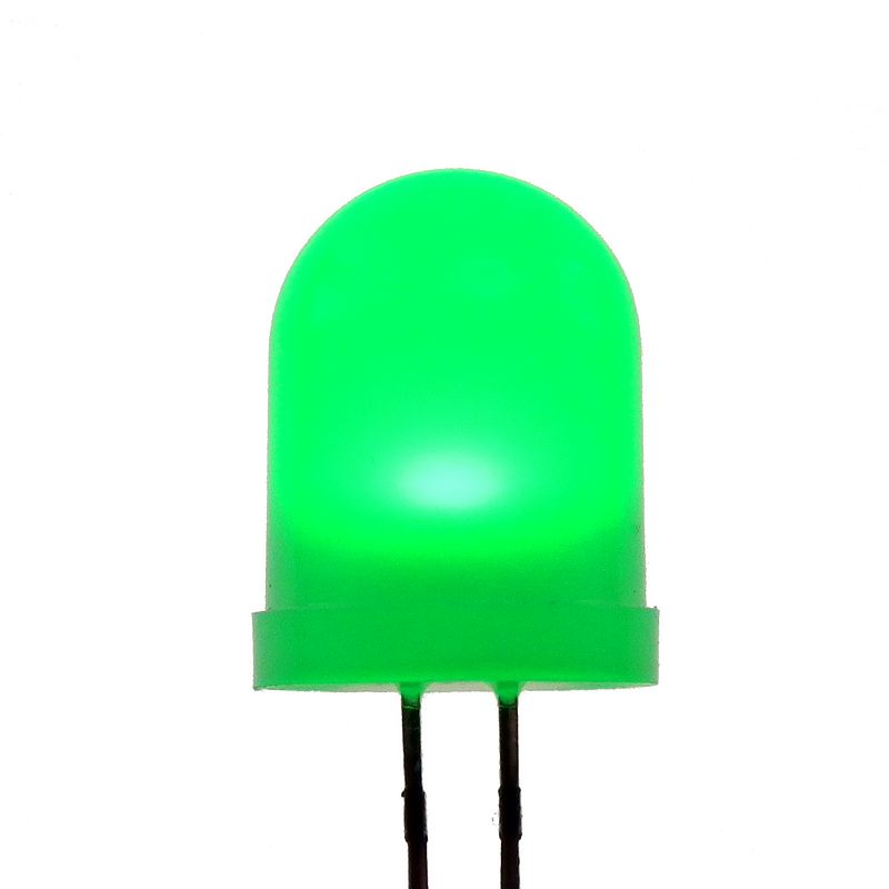 10mm standard green LED