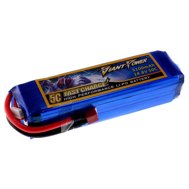 14.8V 5100mAh 50C continuous discharge lipo battery