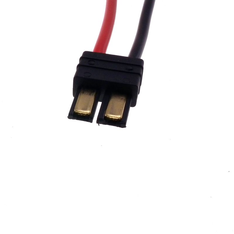 Traxxas style connectors - male with 2-wire 14awg silicon leads