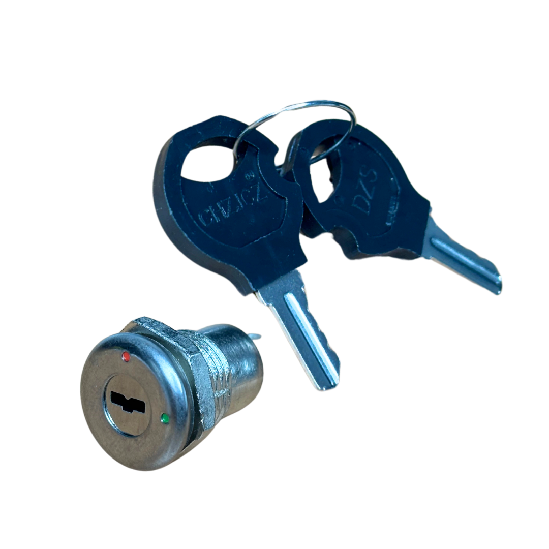 Miniature  Switch/Lock With Key - Single Pole 