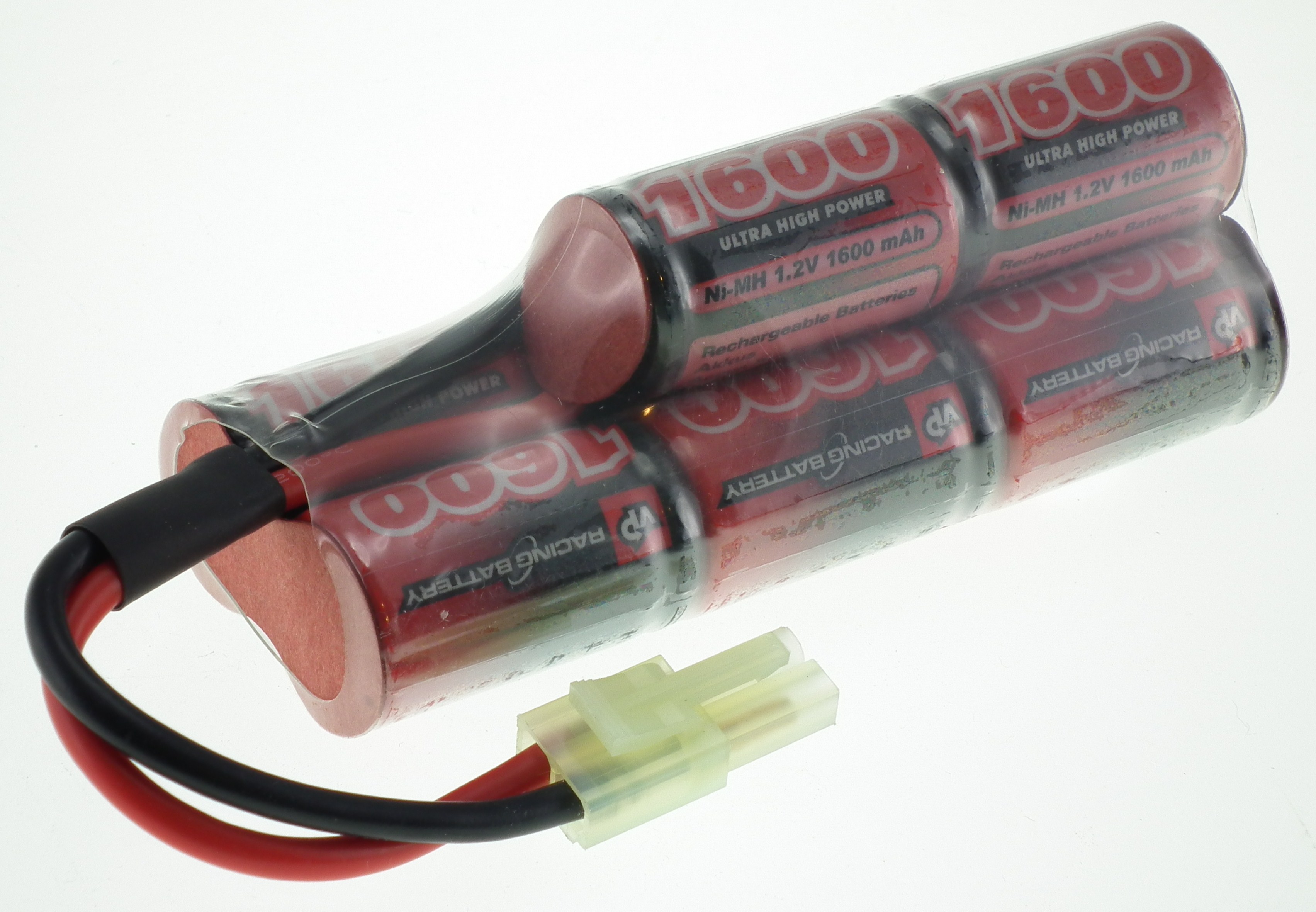 9.6V 1600mAh 2/3A NiMH Mini Triangular Battery Pack.