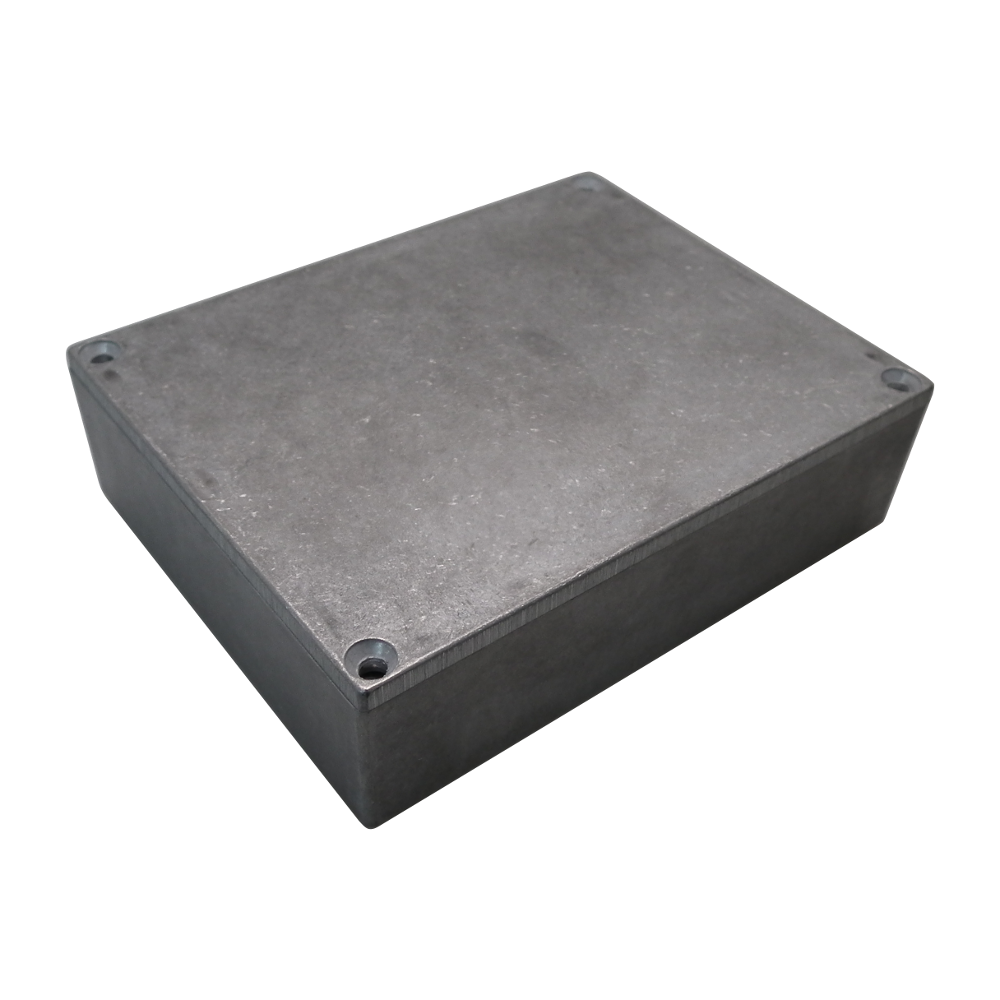 Die-cast Aluminium Project Box with Lid (9830P) Silver 120 x 95 x 35 mm