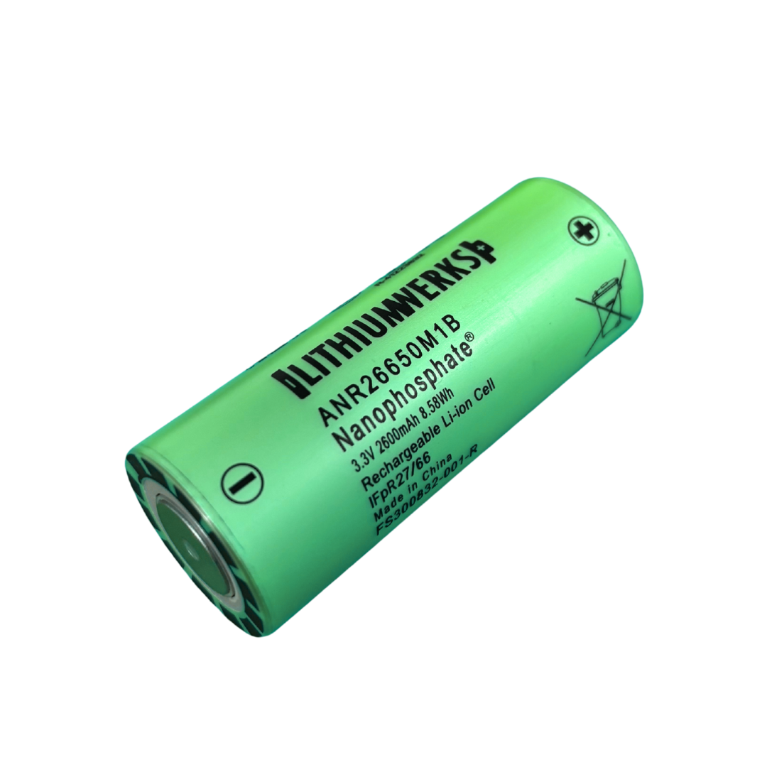 3.3V 2500mAh A123 Li-ion  Single Cell (26650)