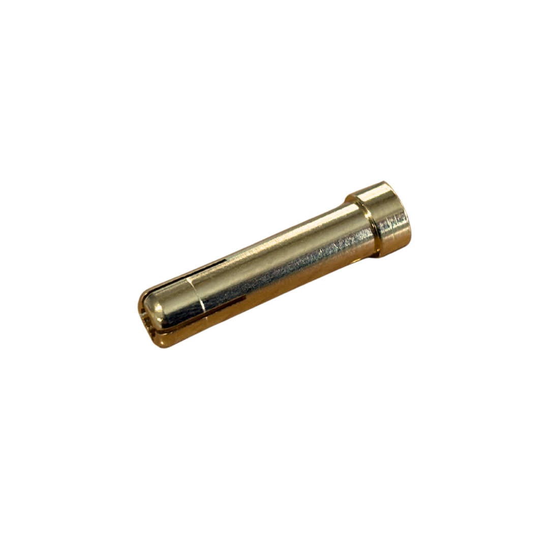 Gold Bullet Connector Adapter - 4mm Socket to 5mm Plug 