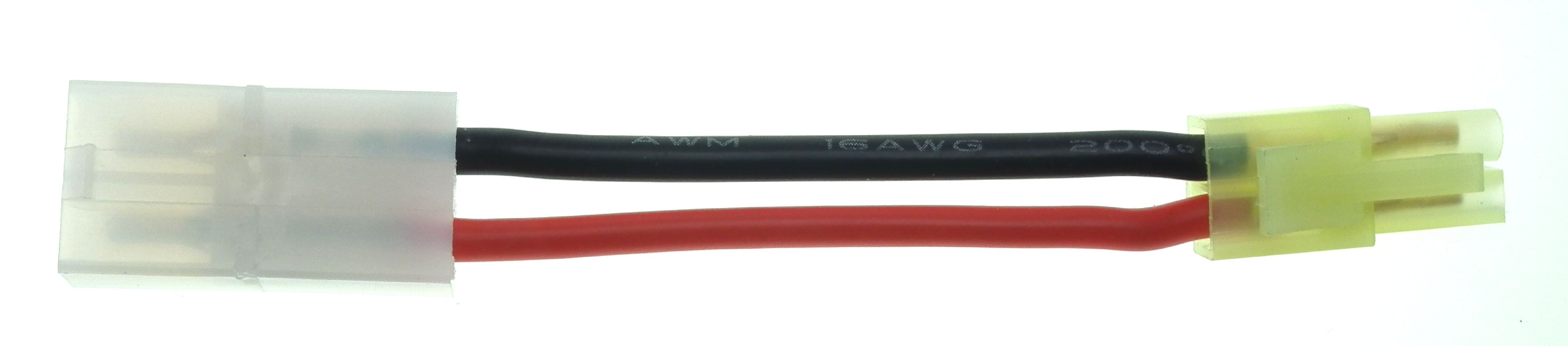 Tamiya Charger Adapter Lead RC - Female Tamiya to Male Mini-Tamiya