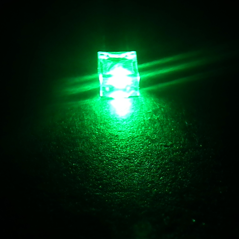 2x3x4mm Green LED - Clear Lens
