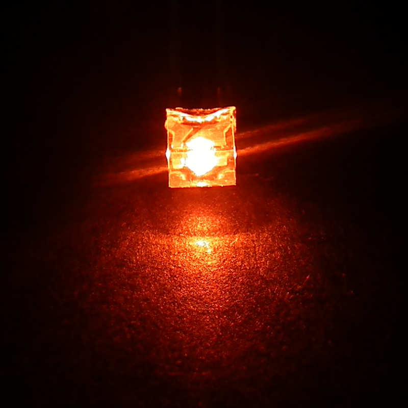 2x3x4mm Orange LED - Clear Lens