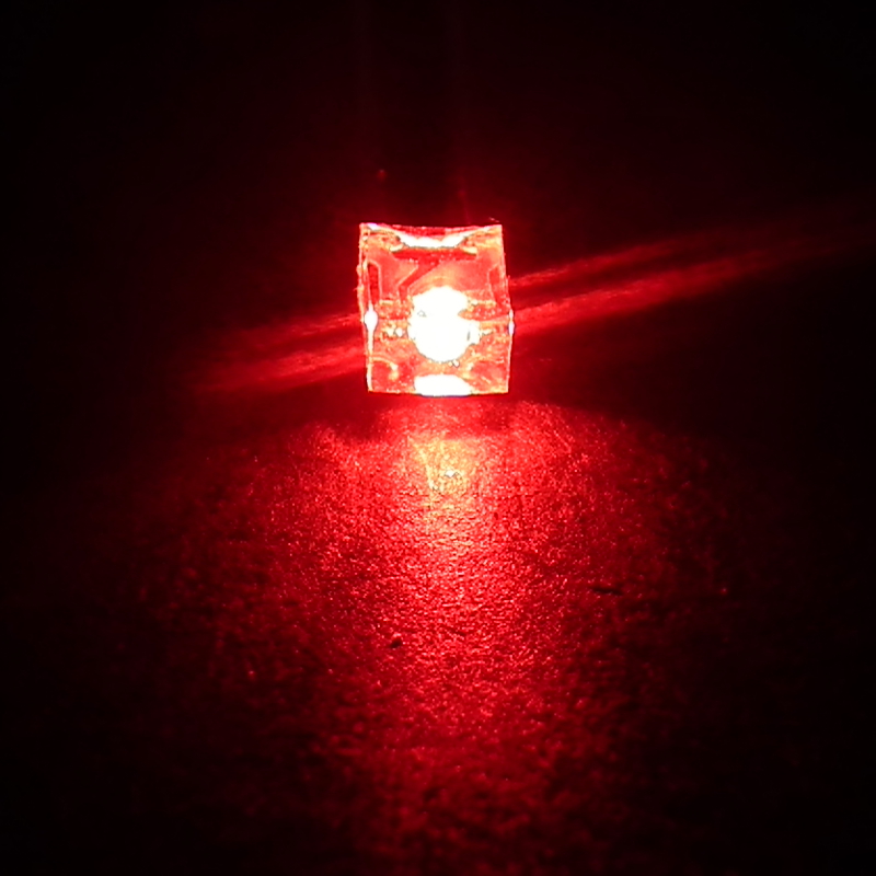 2x3x4mm Red LED - Clear Lens