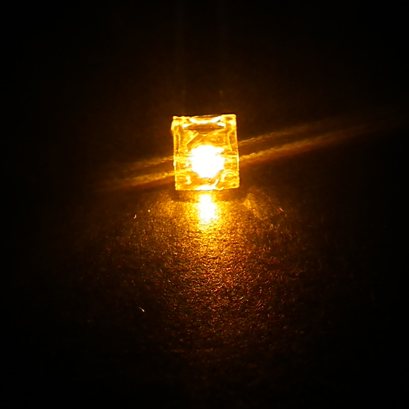 2x3x4mm Yellow LED - Clear Lens