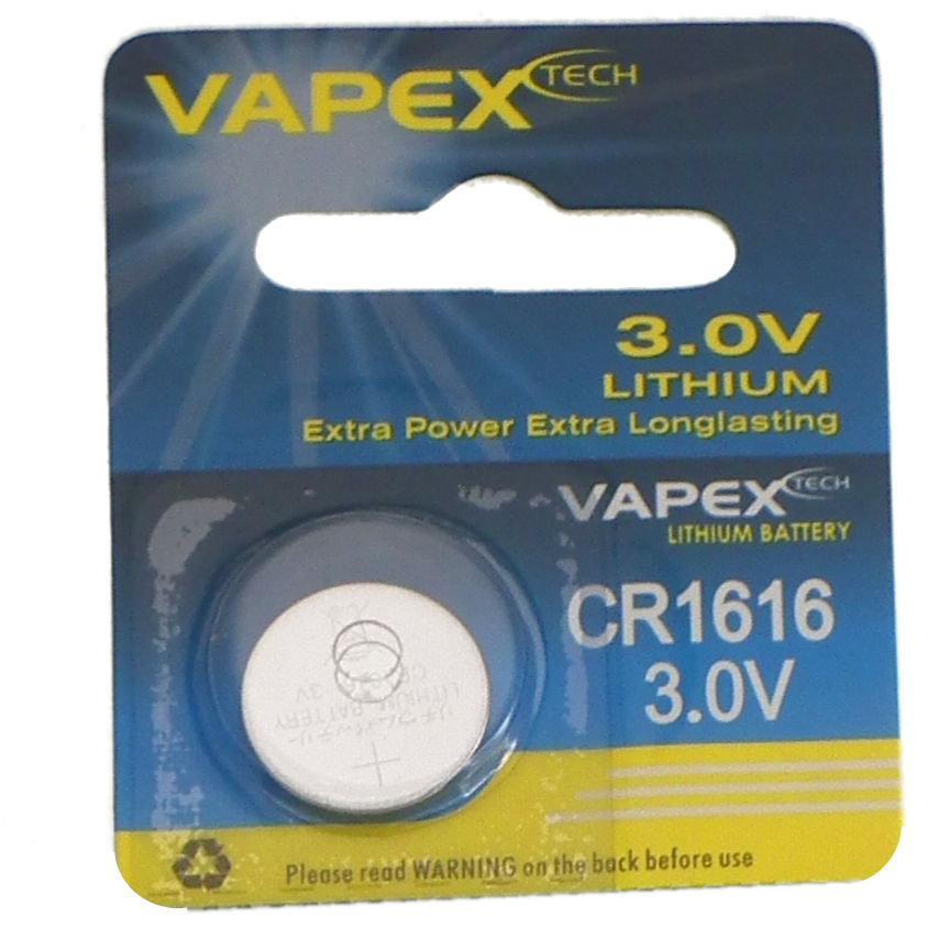 CR1616 3V lithium button/ coin battery - single cell