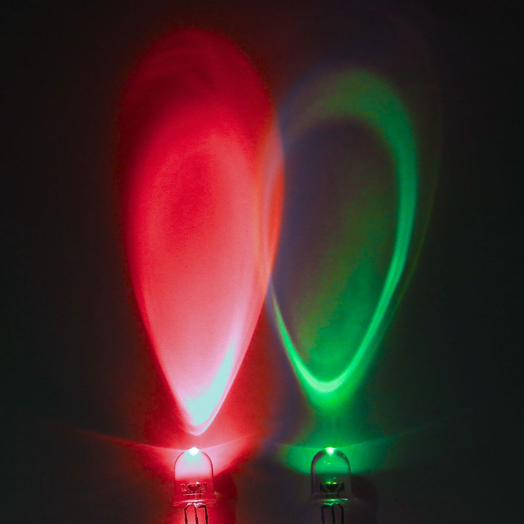 10mm Red/Green bi-colour LED (3 lead)