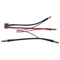 7.4V (2S) Hard Case Saddle Lipo Battery Harness with Deans Plug