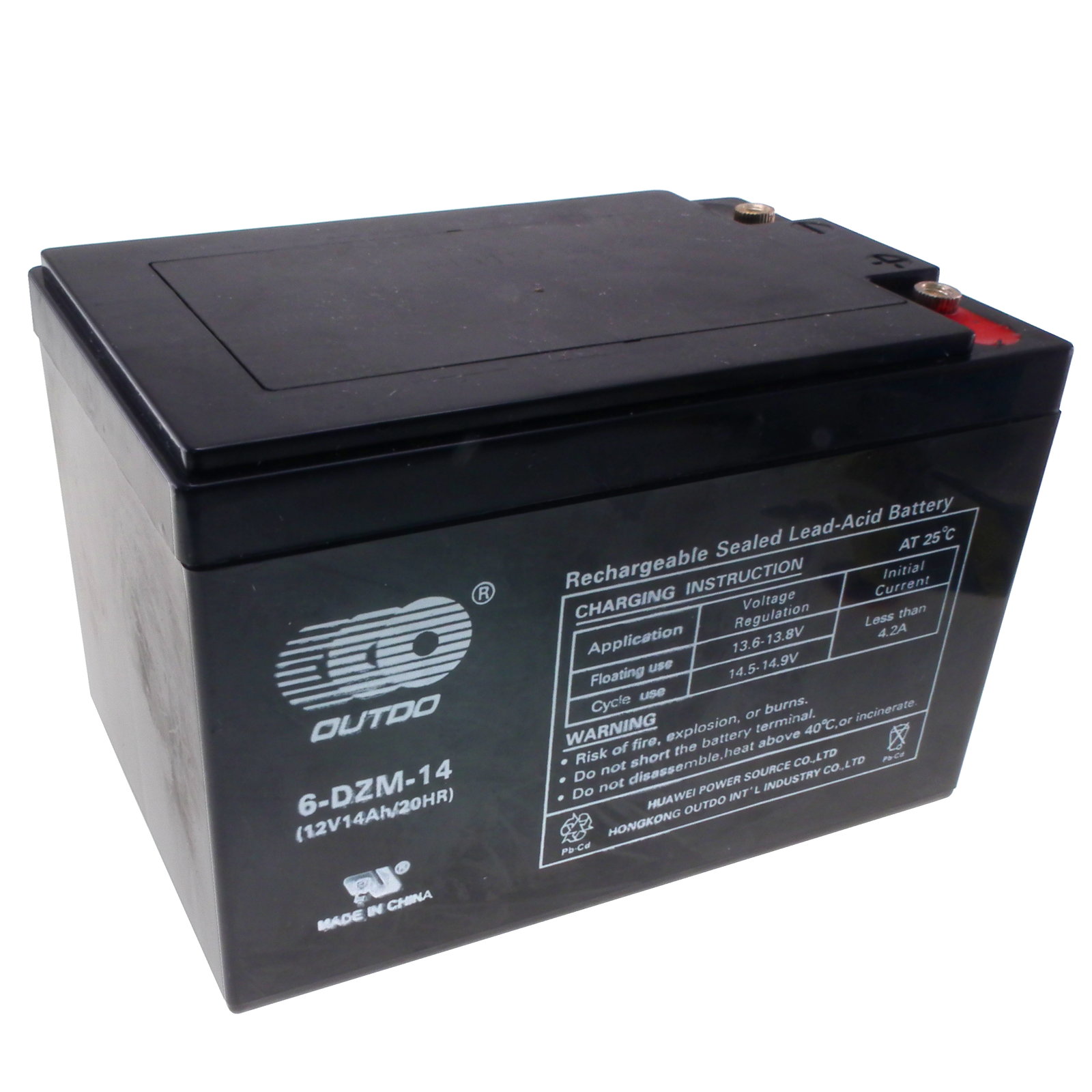 12V 14Ah Deep-Discharge Sealed lead-acid battery