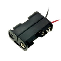 Battery holder for double LR1, N battery (Wire Connects)