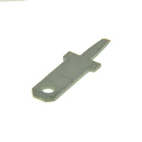 1/8" (2.8mm) Male Spade Solder Terminals - Pair