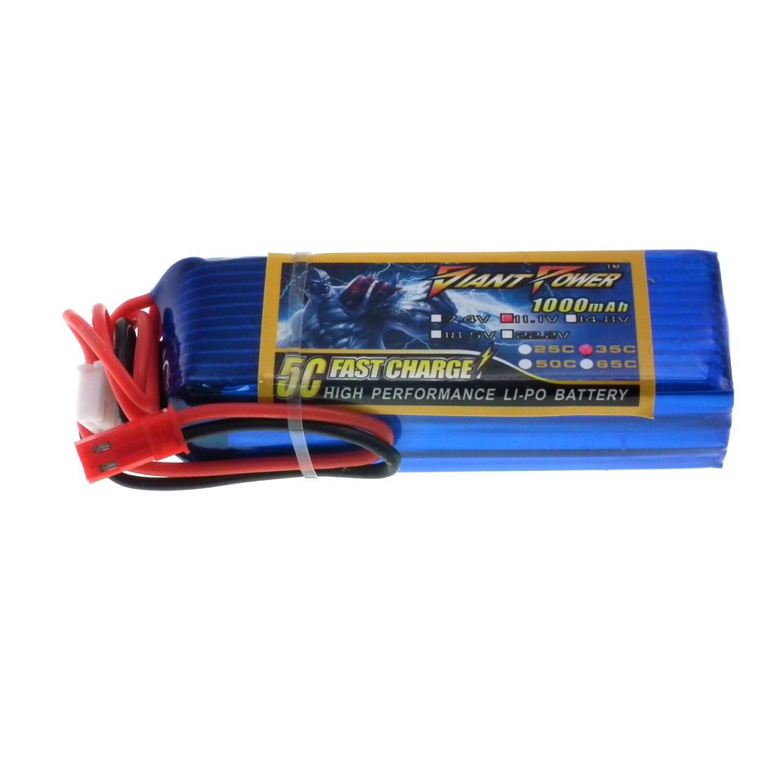 11.1V 1000mAh 35C  lipo battery (long type)