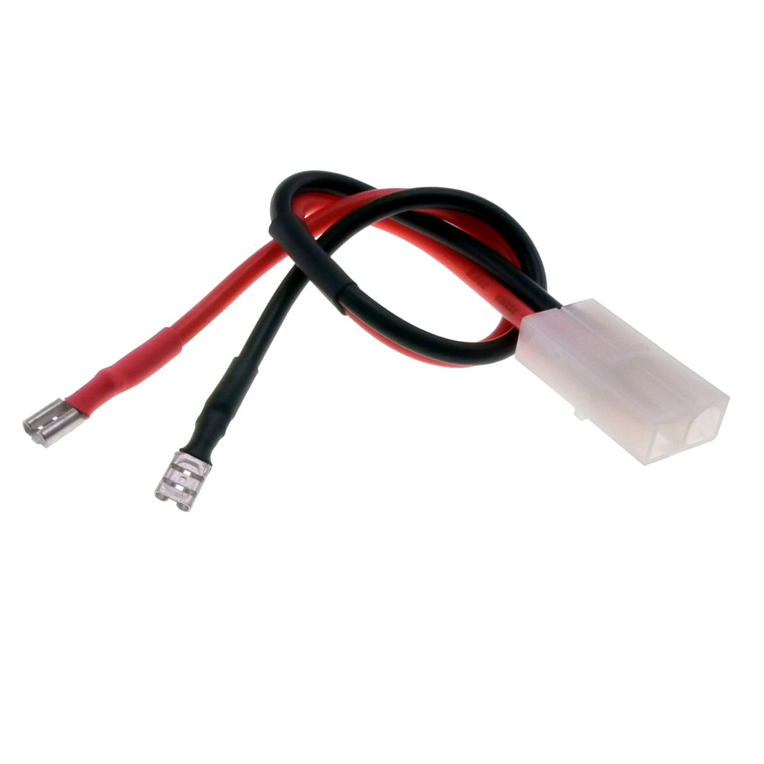 Lead -Acid Battery Connecting 14awg 100mm Lead (Spade "3/16" to Tamiya Female) 