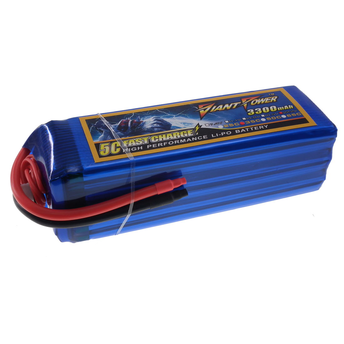 22.2V 3300mAh 35C lipo battery
