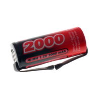 1.2V 2000mAh NiMH 4/5A Single Cell (with solder tags)