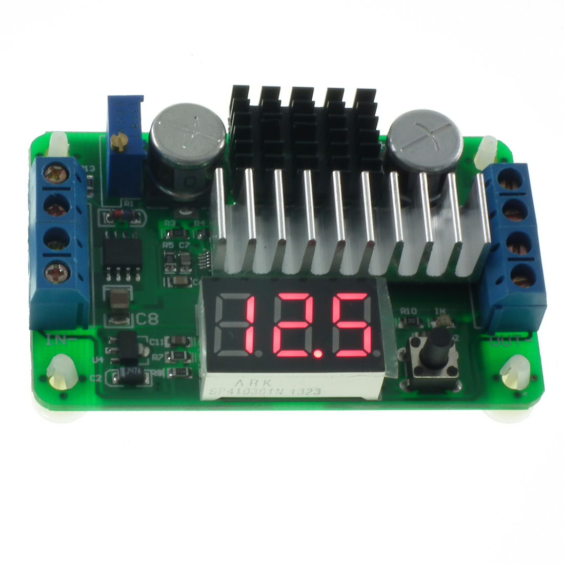 Voltage Booster with Red LED Display (Input 3.5V-30V Output up to 30V) 72W