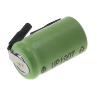 1.2V 180mAh NiMH 1/3AAA Single Cell