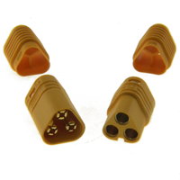 MT60 Gold Plated RC 3-Pin connectors - Pair