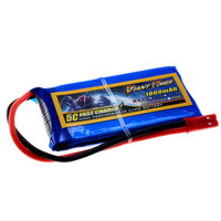 3.7V 1000mAh 35C continuous discharge lipo battery