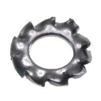 M2 Zinc Plated Shake-proof Washer Pack of 10