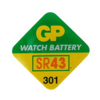 1.55V SR43 (GP301 V301 SR43SW) Silver Oxide Button Cell Battery