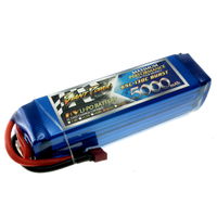 18.5V 5000mAh 65C/130C LiPO RC Battery Giant Power
