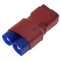 Deans Female to EC3 Female RC Battery Adapter (No Wires)