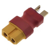 Deans Male to XT60 Male (Female pins) RC Battery Adapter (No Wires)