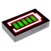 5 segment Battery Shape Level Indicator LED Display Green/Red Bargraph