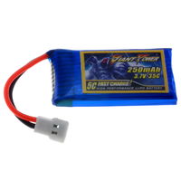 3.7V 250mAh 35C/70C LiPO RC Battery Walkera Giant Power