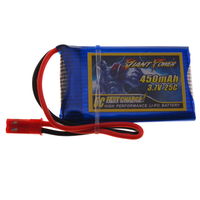 3.7V 450mAh 25C/50C LiPO RC Battery