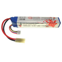 9.9V 1400mAh 20C/40C (LiFePO4) Battery Pack Vapex