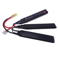 11.1V 1300mAh 25C Cranestock Airsoft lipo battery