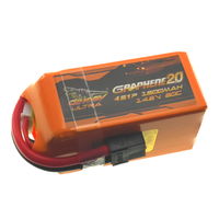 14.8V 1500mAh 80C/160C LiPO RC Battery Dinogy Ultra Graphene 2.0