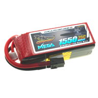 14.8V 1550mAh 75C/150C LiPO RC Battery Dinogy Mega Graphene 2.0