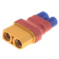 XT90 Male to EC3 Female RC Battery Adapter (No Wires)
