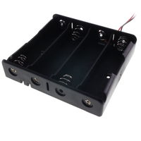 Battery holder for 4x 18650 battery (Wire Connects)