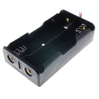 Battery holder for 2x 18650 battery (Wire Connects)