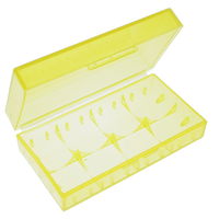 Case for 18650 / CR123A battery (yellow)
