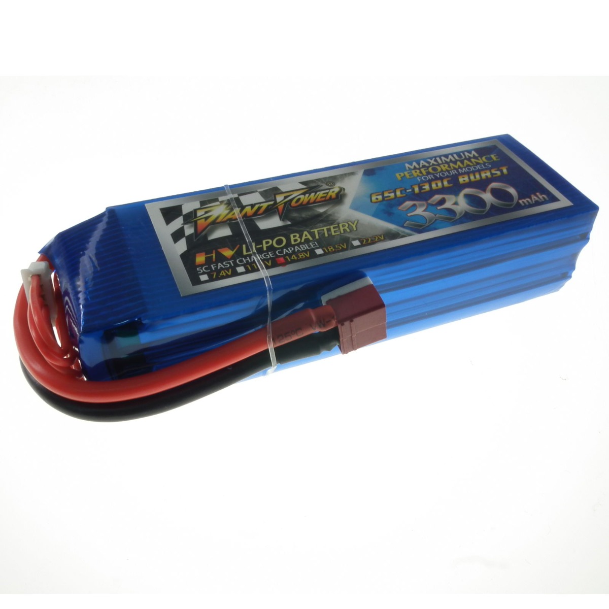 14.8V 3300mAh 65C/130C LiPO RC Battery Giant Power