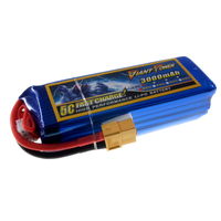 11.1V 3000mAh 25C continuous discharge lipo battery